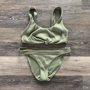 Olive Green Hollister Bikini